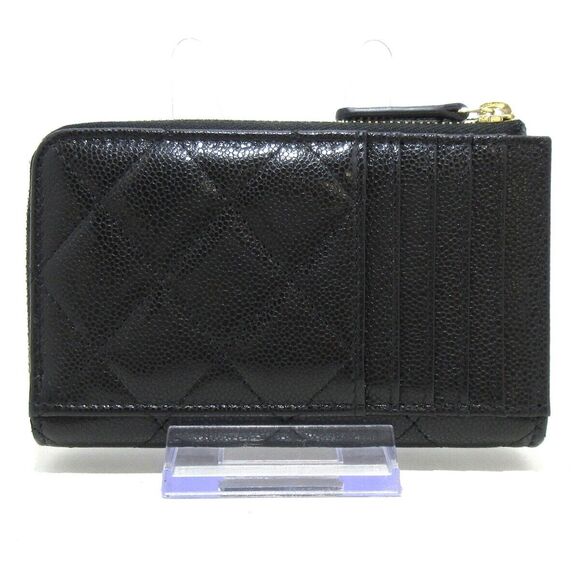 Auth Chanel Matelasse Black Caviar Skin #118223C15B - Picture 2 of 6